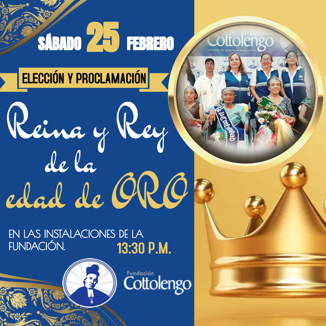 Este sábado 25 de Febrero acompáñanos a la elección y proclamación del REY y REINA de la edad de ORO de ese 2023. En las instalaciones de la fundación desde las 13:30 PM. Te esperamos. Habrá sorpresas, eventos, y mucha diversión para nuestros amigos.